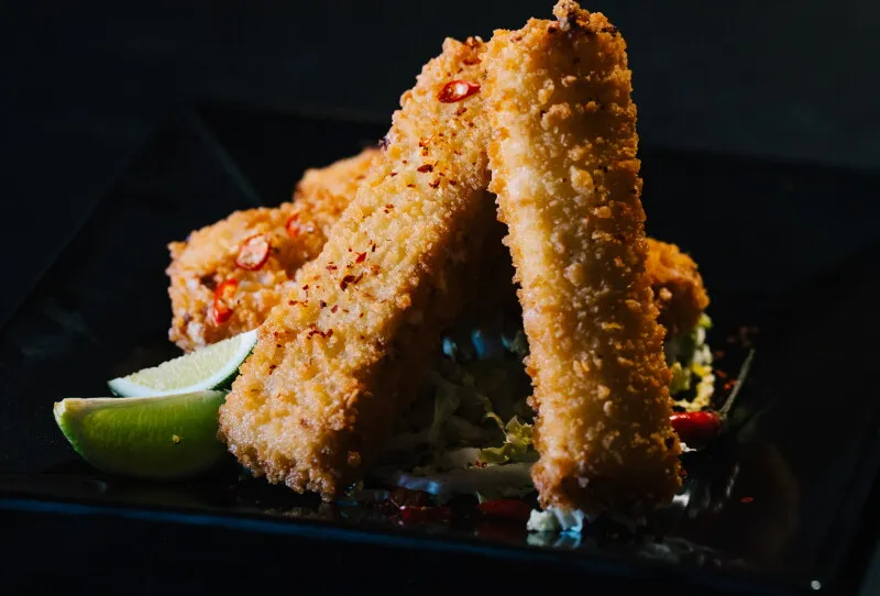 Crab Rangoon Mozzarella Sticks
